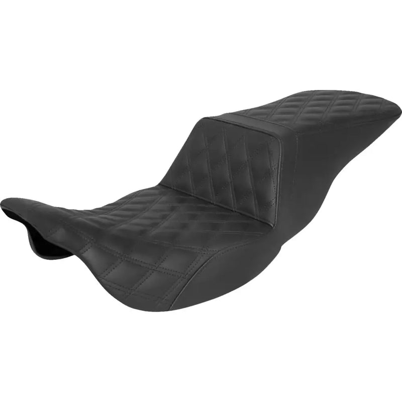Saddlemen Tour Step-Up Motorcycle Seat for Harley 09-13 Trikes / Without Backrest / Full Lattice Stitch  - Customhoj