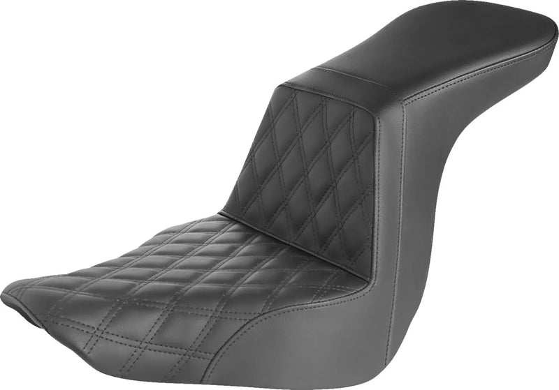Saddlemen Tour Step-Up Motorcycle Seat for Harley 18-25 Softail Sport Glide & Low Rider / S / ST / Without Backrest / Front Lattice Stitch  - Customhoj