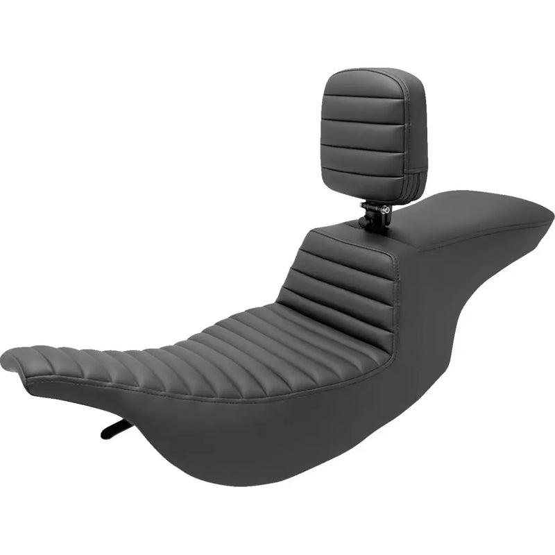 Saddlemen Tour Step-Up Motorcycle Seat for Harley 97-07 Touring Electra Glide / Road Glide / With Backrest / Tuck-n-Roll  - Customhoj
