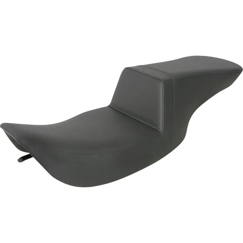Saddlemen Tour Step-Up Motorcycle Seat for Harley 97-07 Touring Road King / Street Glide (excl. Road King Custom) / Without Backrest / Plain Black  - Customhoj