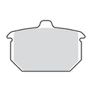 SBS Street Ceramic Organic Brake Pads Rear for Harley 82-E87 XL Sportster (Replaces OEM: 44209-82A)