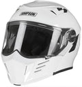 Simpson Darksome Modular Flip-Up Motorcycle Helmet White / XS (54cm)