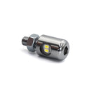 SMP M6 Mini LED Motorcycle License Plate Light Bolt Chrome  - Customhoj