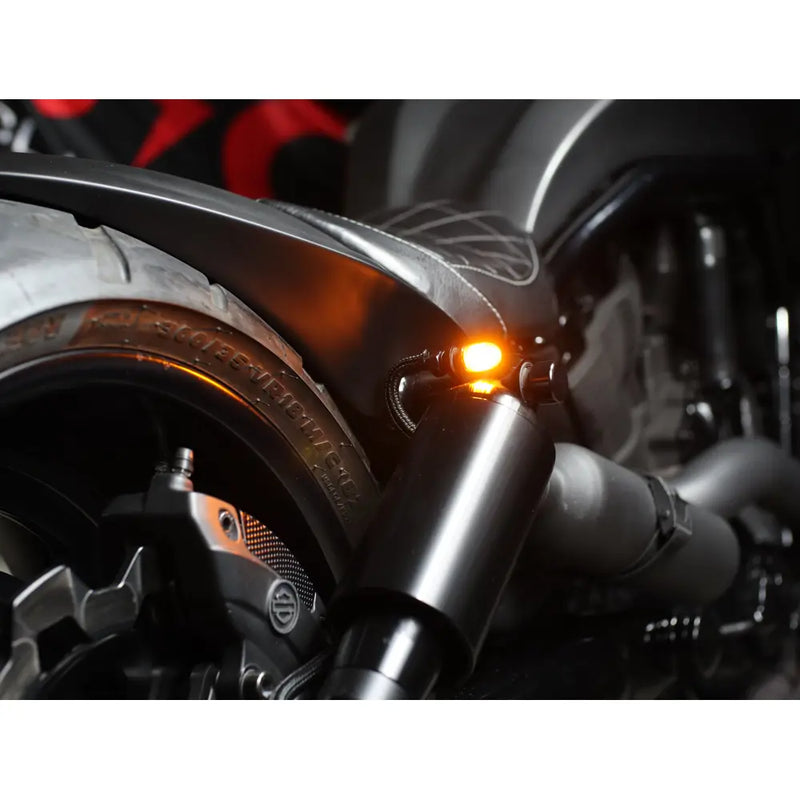 SMP Micro Dome Mini LED Motorcycle Turn Signals  - Customhoj