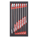 Sonic Wrench Set Sonic Open/Box End Wrenches with Foam Inlay US Sizes Customhoj