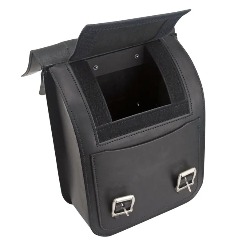 Texas Leather Square Swingarm Bag for Harley  - Customhoj