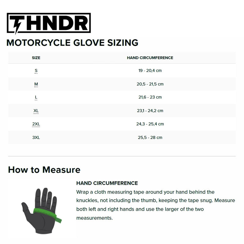 THNDR Reaper Motorcycle Gloves  - Customhoj