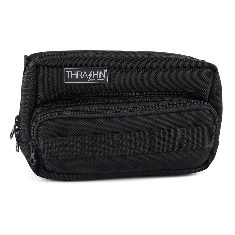 Thrashin Supply Motorcycle Handlebar Bag Plus Black  - Customhoj