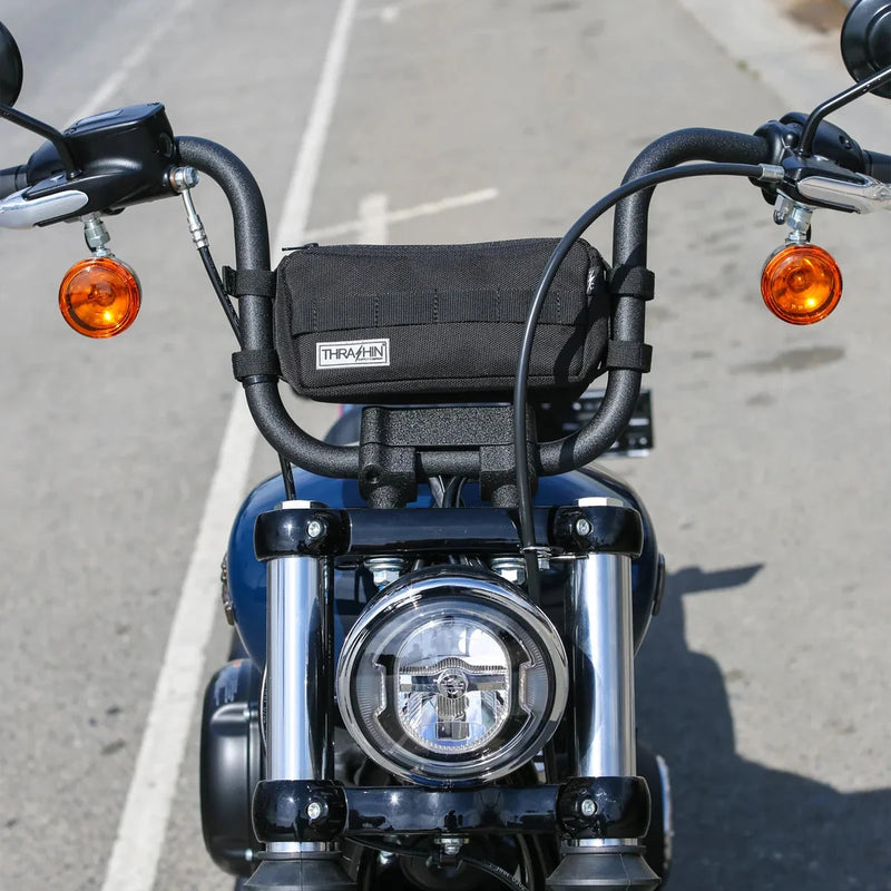 Thrashin Supply Motorcycle Handlebar Bag Utility  - Customhoj