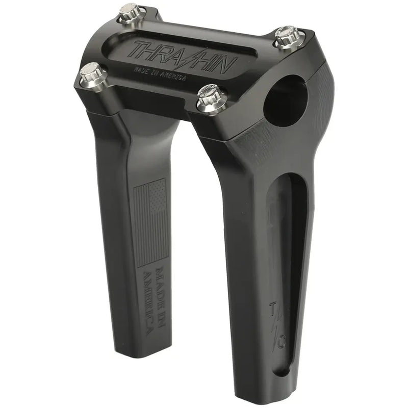 Thrashin Supply OG Handlebar Risers Black / Solid Top Clamp / 6" (15.2cm)