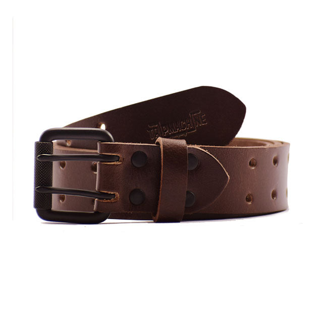 Trip Machine Belt Double Pin Tobacco Brown / Large (36 - 38)