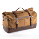 Trip Machine Outlaw 50L Motorcycle Duffle Bag Tobacco Brown  - Customhoj