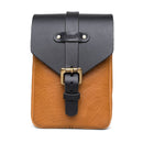 Trip Machine Vintage Leather 1.3L Motorcycle Tank Bag Tan Brown  - Customhoj