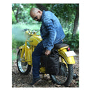 Trip Machine Vintage Leather 15L Motorcycle Saddlebag / Backpack  - Customhoj