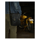 Trip Machine Vintage Leather 4.4L Motorcycle Tank / Tail Bag  - Customhoj