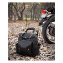 Trip Machine Vintage Leather Outlander Motorcycle Saddlebag / Backpack  - Customhoj
