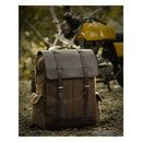 Trip Machine Vintage Rambler Motorcycle Saddlebag / Backpack  - Customhoj