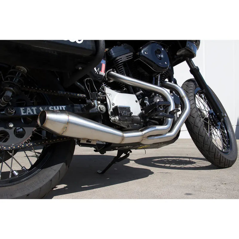 Two Brothers Racing Gen II Megaphone 2-into-1 Exhaust for Harley  - Customhoj