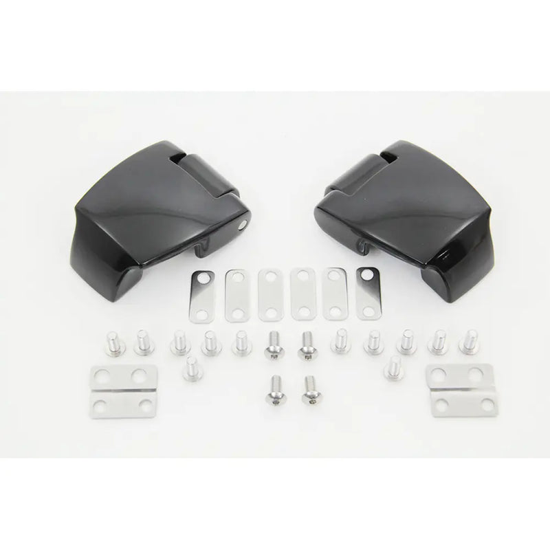 V-Twin MFG Deluxe Tour-Pak Hinge Kit for Harley 87-13 Touring (Replaces OEM: 53000131 / 79211-08A / Black  - Customhoj