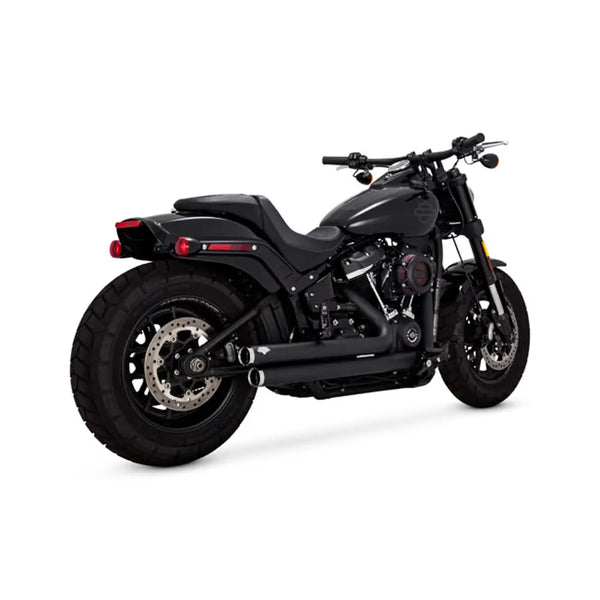 Vance & Hines Bigshots Staggered Exhaust for Harley 18-24 Softail (excl. Breakout / Fat Boy / FXDRS) / Black  - Customhoj