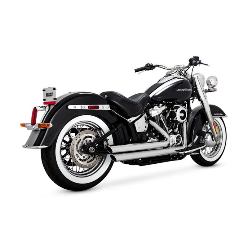Vance & Hines Bigshots Staggered Exhaust for Harley 18-24 Softail (excl. Breakout / Fat Boy / FXDRS) / Chrome  - Customhoj