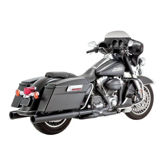 Vance & Hines Power Duals Crossover Head Pipes for Harley 09-16 Touring (excl. CVO) / Black  - Customhoj