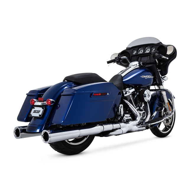 Vance & Hines Power Duals Crossover Head Pipes for Harley 17-25 Touring (excl. 23-25 CVO) / Chrome  - Customhoj