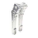 Vity's Design Adjustable Handlebar Risers Silver / Solid Top Clamp / 6" (15.2cm)