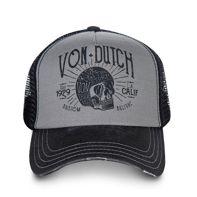 Von Dutch Crew1B Trucker Cap Grey