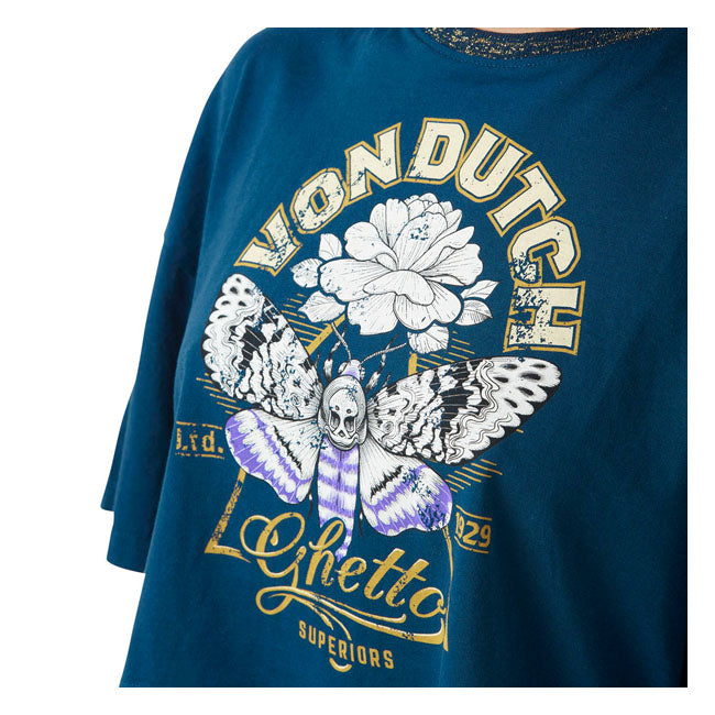 Von Dutch Crop Top Ladies T-Shirt