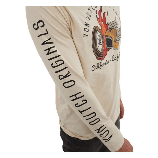 Von Dutch Fire Longsleeve Creme