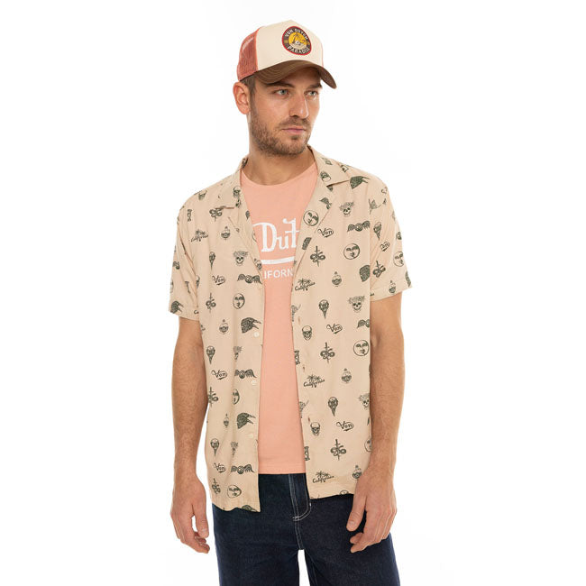 Von Dutch Iso Short Sleeve Shirt S  - Customhoj
