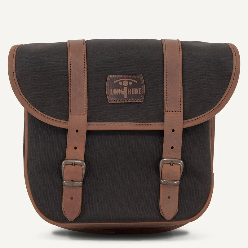Longride Pannier Universal 18L Throw-Over -moottoripyörän satulalaukkusetti