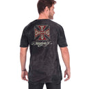 West Coast Choppers Motorcycle Co. Vintage T-Shirt Black Wash / S  - Customhoj
