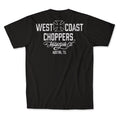 West Coast Choppers Motorcycle T-Shirt Black/White / S  - Customhoj