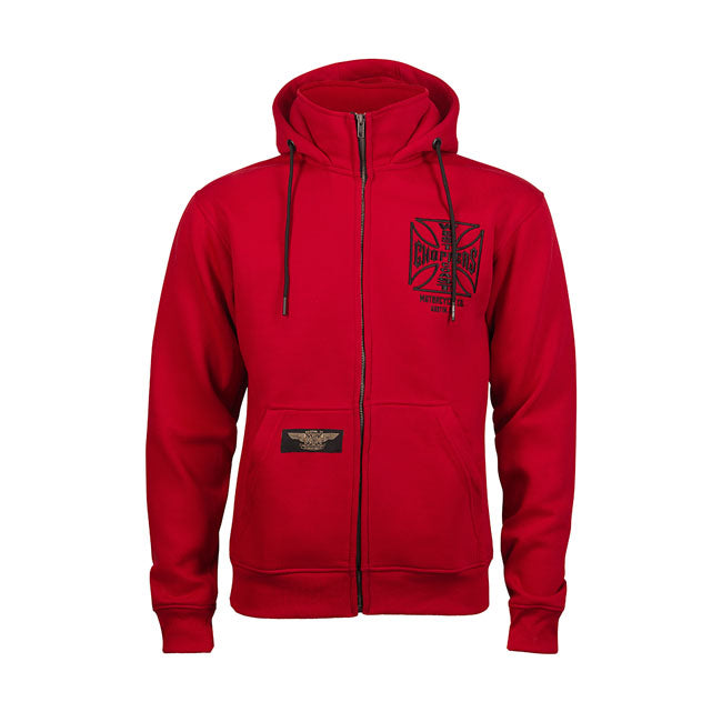 West Coast Choppers OG ATX Zip Hoodie Red / S