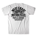 West Coast Choppers Parts T-Shirt White/Black / S  - Customhoj