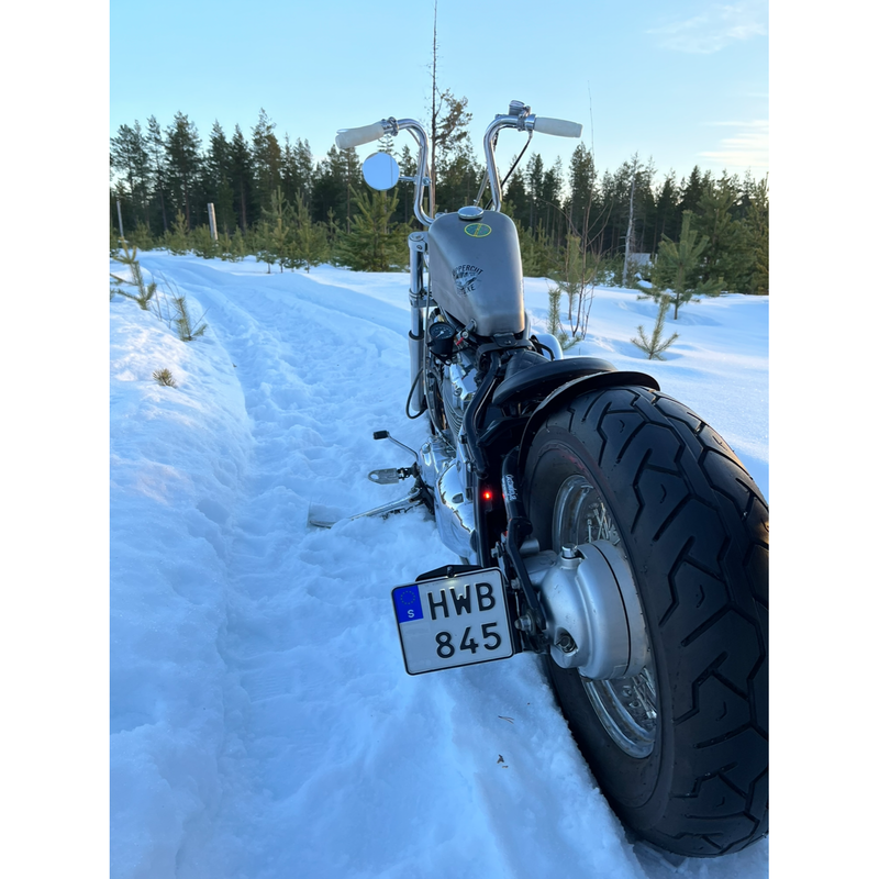 SMP M8 Mini LED-moottoripyörän rekisterikilven valo