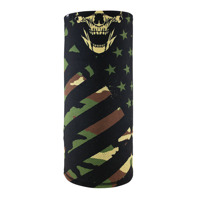 Zanheadgear Motley Tube Sportflex Patriotic Woodland Camo