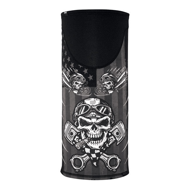 Zanheadgear Motley Tube Windproof Biker Skull