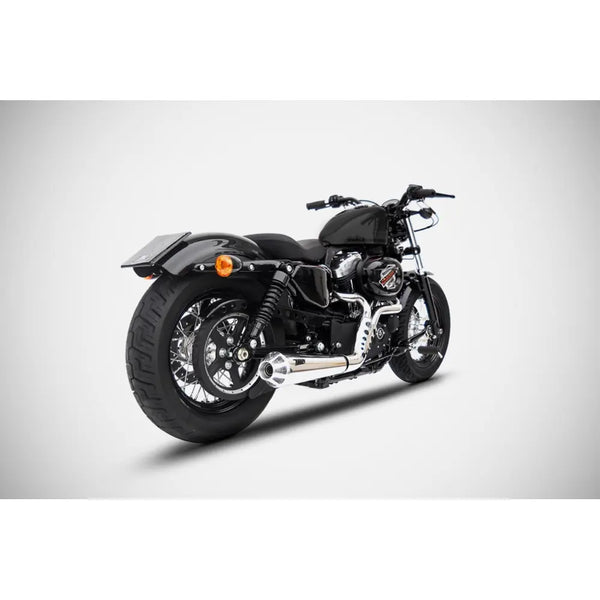 Zard 2-into-1 Conical Euro 3 E3 Exhaust System for Harley  - Customhoj