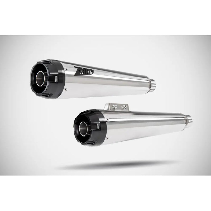Zard EC Euro 4/5 Approved Cone Slip-On Mufflers for Harley Softail  - Customhoj