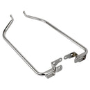 Zodiac Hard Saddlebag Supports for Harley 14-23 Touring (Replaces OEM: 90200549 & 90200550) / Chrome  - Customhoj