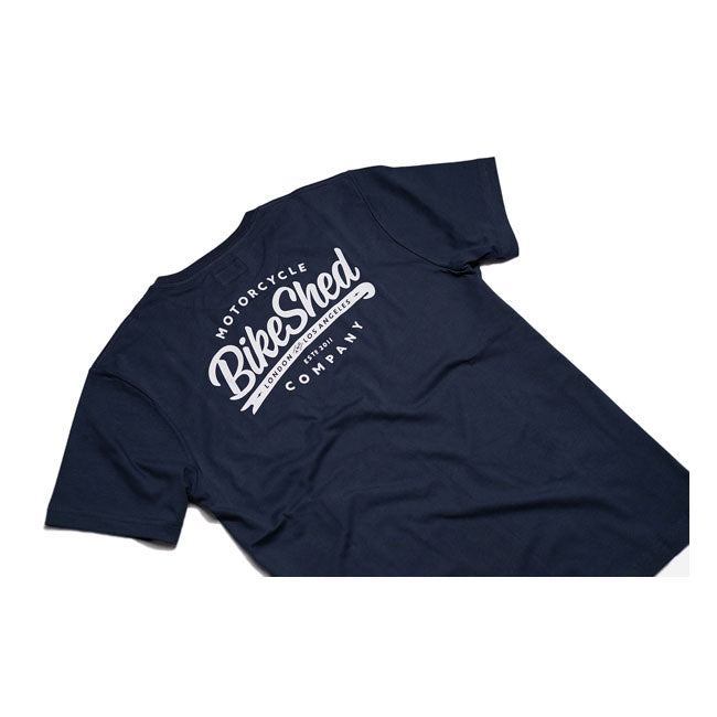 Bike Shed T-shirt Bike Shed Company T-shirt Navy Customhoj