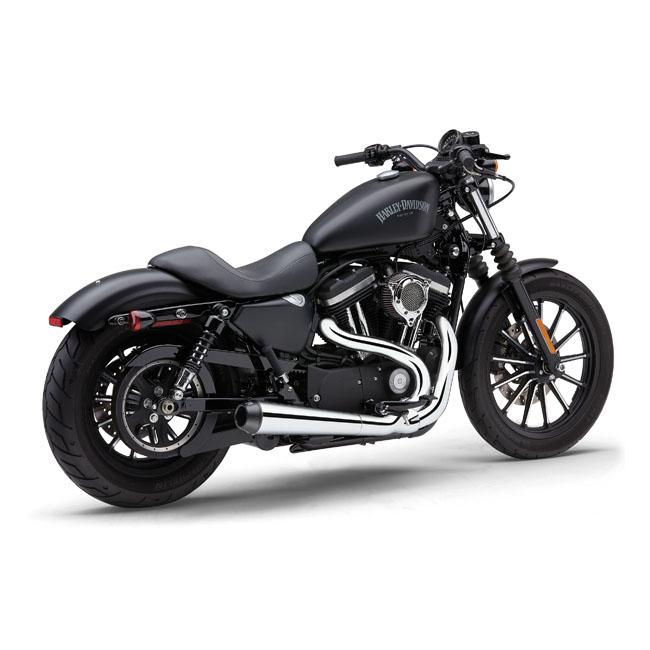 Cobra HD Sportster Exhaust System Chrome Cobra El Diablo 2-1 Exhaust Black / Chrome XL 14-22 Customhoj