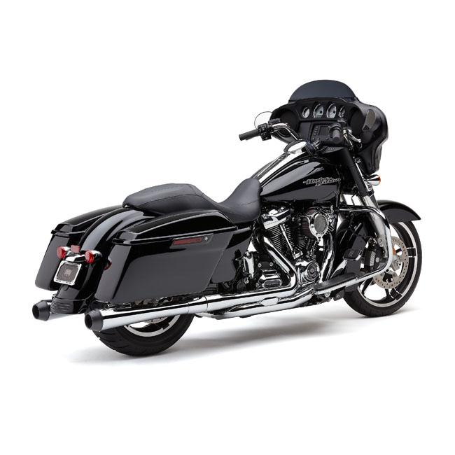 Cobra HD Touring Slip-On Cobra El Diablo 4" Slip-on Svart Touring 95-16 Customhoj