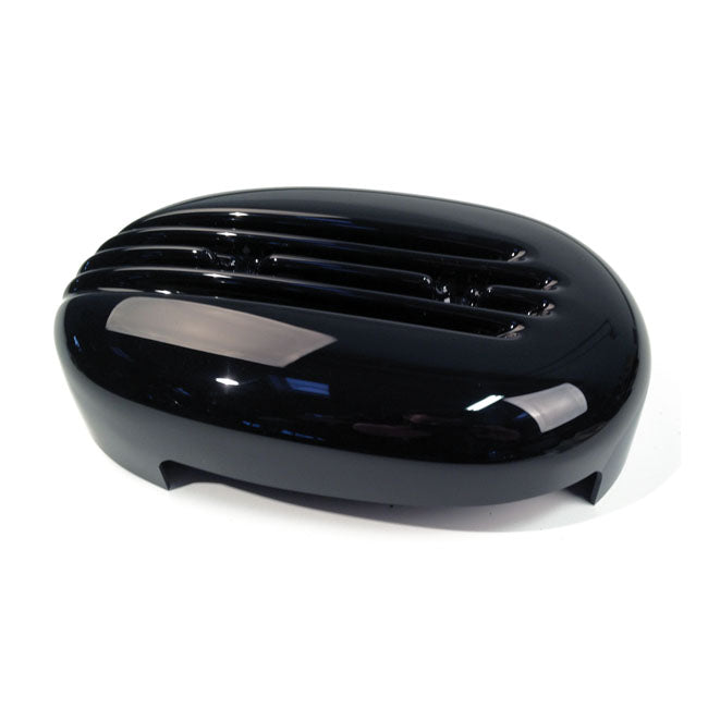 Cultwerk Air Cleaner Cover 04-20 XL with stock oval air cleaner / Gloss Black Cult-Werk Air Cleaner Cover Finned Customhoj