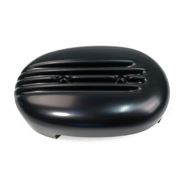 Cultwerk Air Cleaner Cover 04-20 XL with stock oval air cleaner / Matte Black Cult-Werk Air Cleaner Cover Finned Customhoj