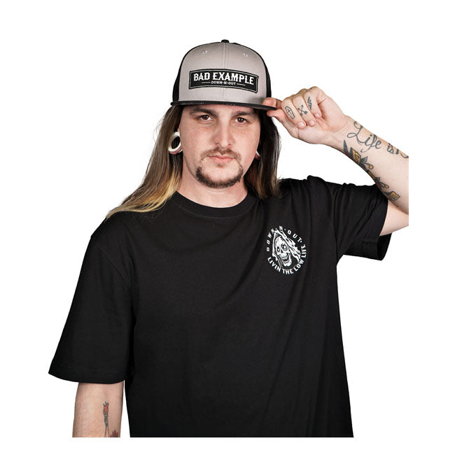 Down-n-Out Keps Down-n-Out Bad Example Snapback Keps Grå/Svart Customhoj