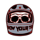 Down-n-Out Klistermärke Down-n-Out Show your Helmet Klistermärke Customhoj